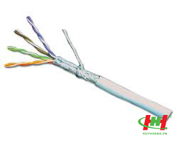 Cáp mạng Dintek CAT.6 S-FTP,  4 pair,  23AWG,  Bọc nhôm chống nhiễu từng đôi,  bọc thêm lưới đồng ở ngoài,  cuộn 305m trên rulo nhựa (1107-04009)