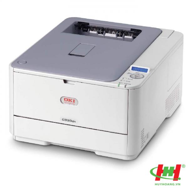 Máy in laser màu OKI C330dn (in 02 mặt,  in qua mạng,  A4)