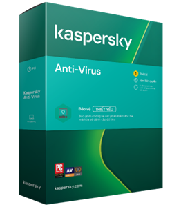 Phần mềm diệt Virus Kaspersky Anti-Virus 3PCs 1Năm