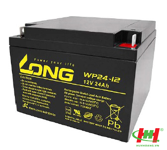 Bình ắc quy Long 12V-24Ah (WP24-12; WP24-12N) (Thay thế 12V-26Ah)