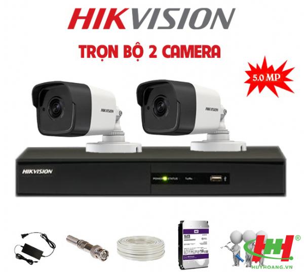 Bộ 2 camera quan sát Hikvision 5.0 Megapixel