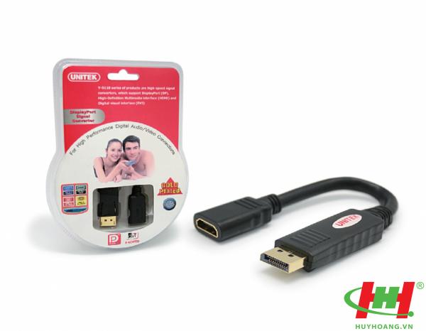 Cáp chuyển Displayport sang HDMI 0.2m Unitek Y-5118D