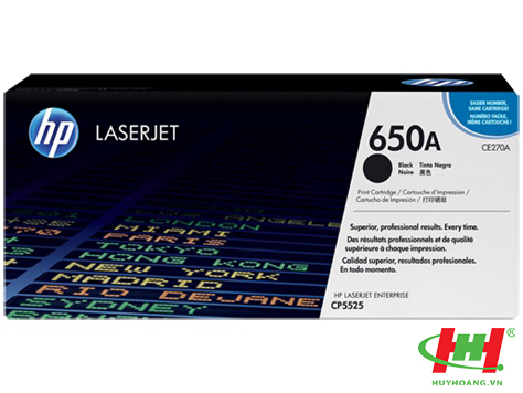 Mực in Laser màu HP CE270A (HP 650A) Black