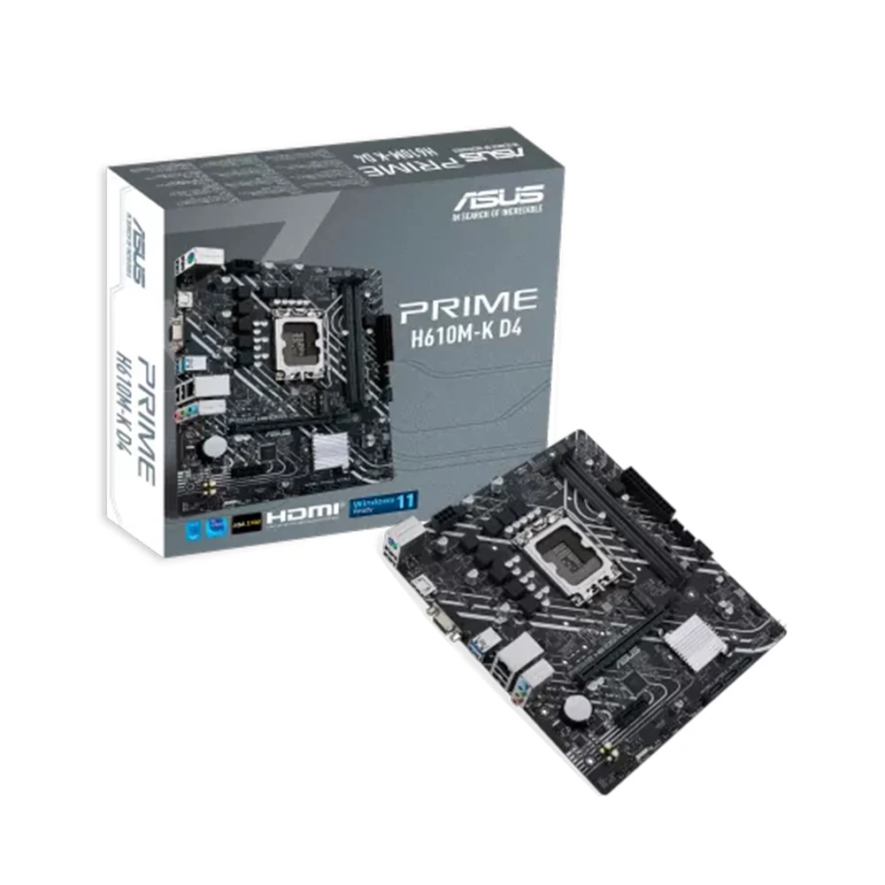 Mainboard ASUS PRIME H610M-K D4 ( 1 x HDMI,  1 x VGA/D-sub)