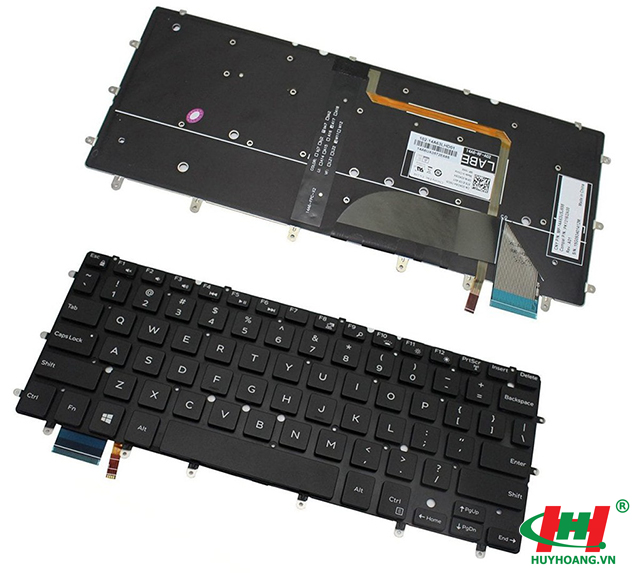 Bàn phím laptop Dell Inspiron 13 7347 7348 7352 7353 7359 7547 7548,  XPS 12 9Q23,  XPS 13 9343 9350 9360 9370 - 13 7347 (có ĐÈN)