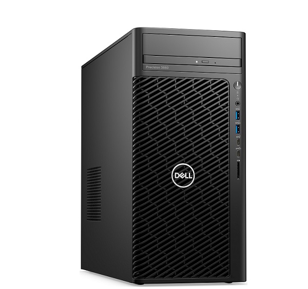 Máy tính trạm Workstation Dell Precision 3660 Tower  71010148 (i7-12700 | 16GB DDR5 | SSD 256GB | 1TB HDD 3.5 | T1000 4GB | DVDRW | 300W | KB_M | Windows11 pro| 3Yr)