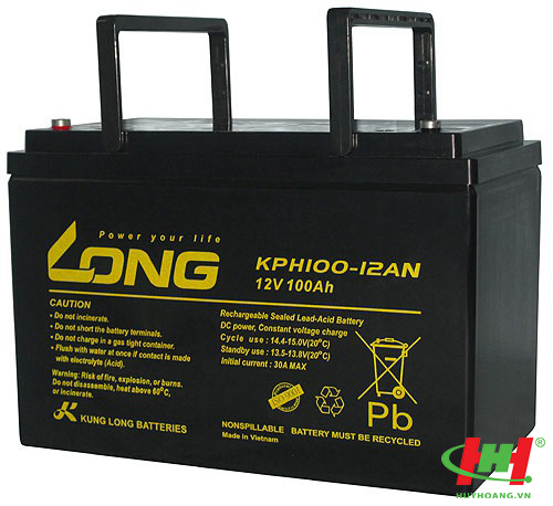 Bình ắc quy Long 12V-100Ah (KPH100-12AN)