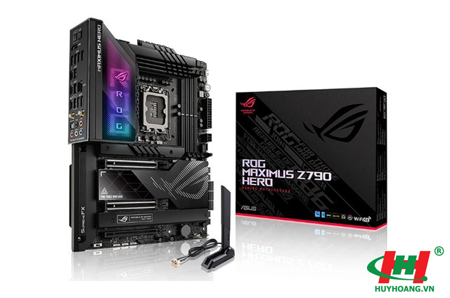 Mainboard ASUS ROG MAXIMUS Z790 HERO (Socket: 1700,  4 khe DDR5,  tối đa 128GB,  1 x HDM,  2 x Thunderbolt 4)