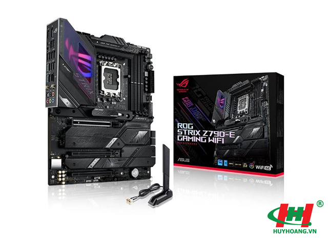 Mainboard ASUS ROG STRIX Z790-E GAMING WIFI (Socket: 1700,  4 khe DDR5,  tối đa 128GB,  1 x DisplayPort,  1 x HDMI)