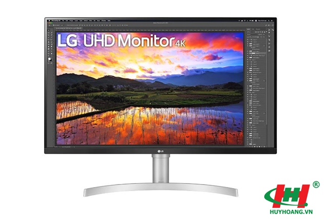 Màn hình LCD 4K LG 32inch 32UN650-W (IPS 31.5inch,  UHD 4K,  60Hz 5ms,  HDMI x2,  DP 1.4,  tai nghe ra,  treo tường được. Loa 5Wx2.)