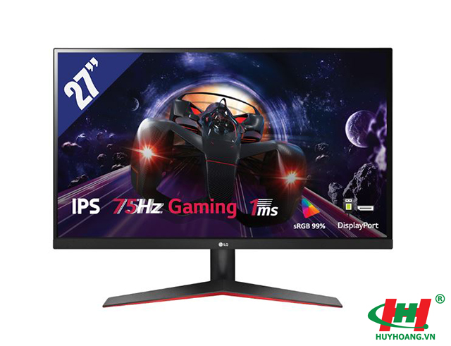 Màn hình vi tính LCD 27inch LG 27MP60G-B.ATV(1920 x 1080/IPS/75Hz/1ms/FreeSync) 1 x DisplayPort 1.2,  1 x HDMI,  1 x VGA/D-sub