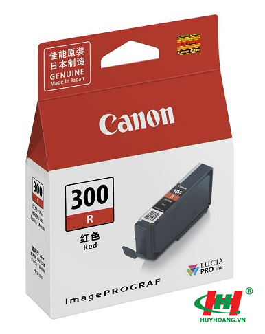 Mực máy in Canon imagePROGRAF PRO-300 Red Ink Cartridge (PFI-300)