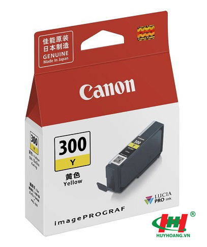 Mực máy in Canon imagePROGRAF PRO-300 Yellow Ink Cartridge (PFI-300Y)