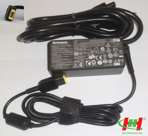 Sạc Adapter Laptop Lenovo 20V2.25A đầu vuông