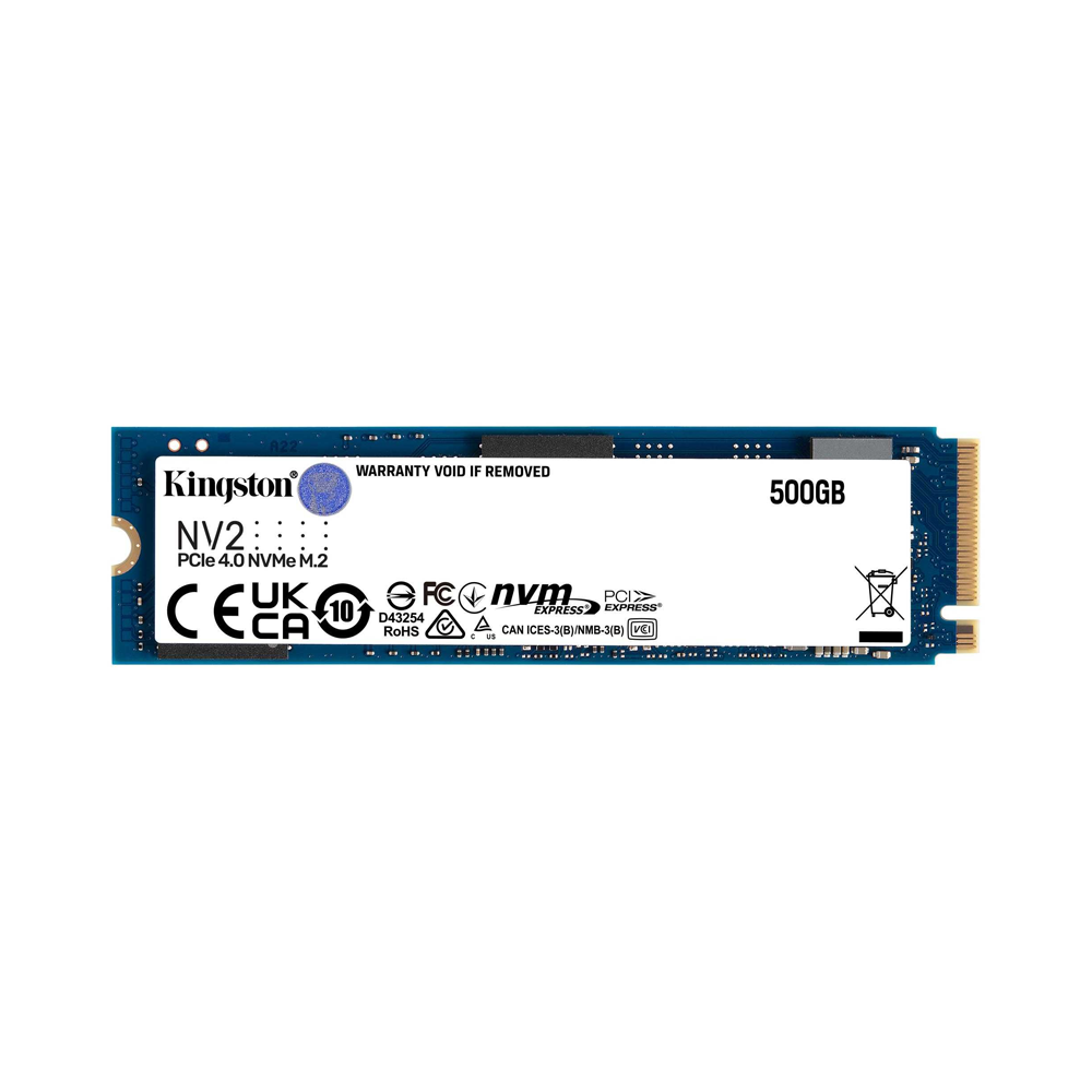 SSD Kingston NV2 500GB M.2 2280 PCIe Gen 4.0 NVMe (SNV2S/500G)