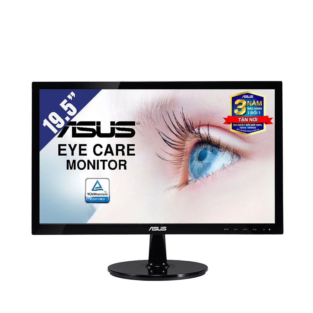 Màn Hình LCD ASUS 19.5 VS207DF (1366x768/ TN/ 60Hz)  1 x VGA/D-sub