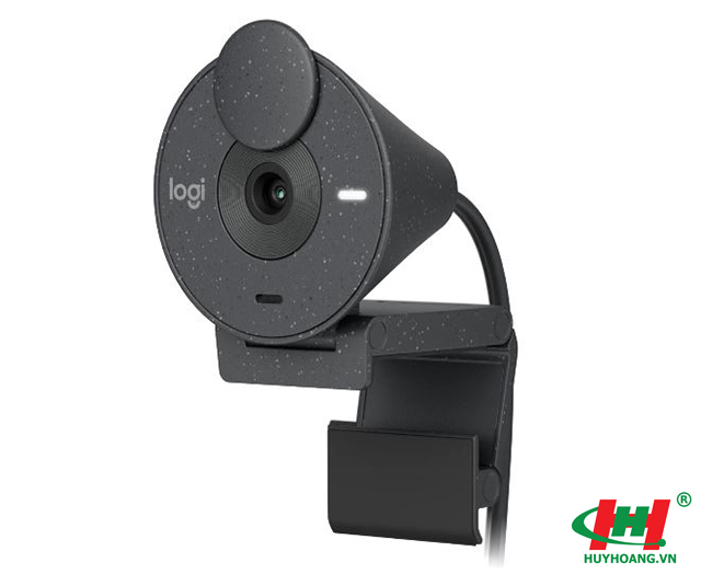 Webcam Logitech BRIO 300 Xám đen (GRAPHITE) Full HD