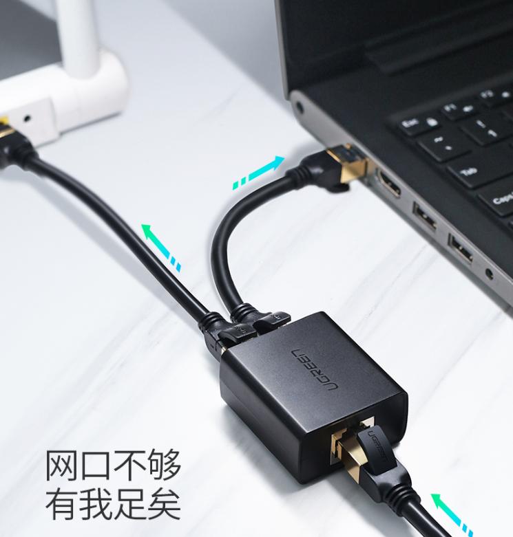Đầu chia mạng 1 ra 2 Ugreen 50923 (2cái)