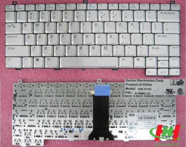 Bàn phím laptop Dell XPS M1210 đen