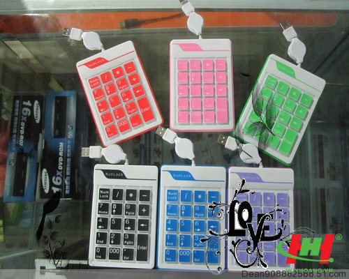 KEYBOARD LAPTOP SỐ SILICON