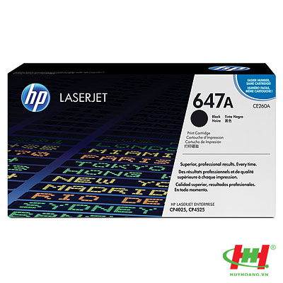 Mực in laser màu HP CE260A (HP 647A) Black