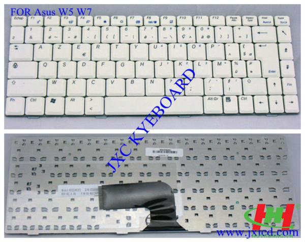 KEYBOARD LAPTOP Asus W5 W6 W7 Z35, W2000 (TRANG)