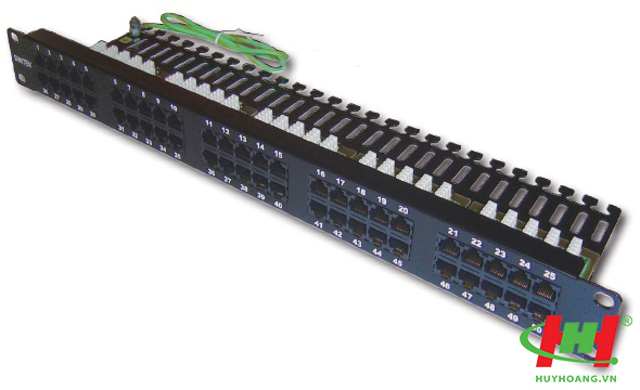 Patch panel RJ11 for Telephone 50 Port,  19" rackmount,  cho cáp thọai