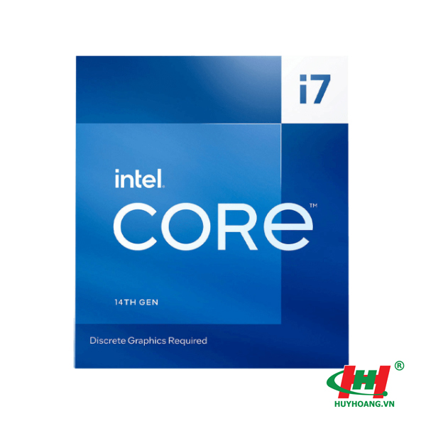 CPU Intel Core i7-14700F Box (Socket 1700/ Base 2.1 GHz/ Turbo 5.4GHz/ 20 Cores/ 28 Threads/ Cache 33MB)