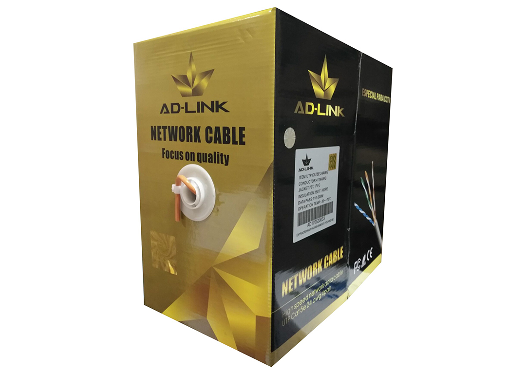 Cáp mạng Cable UTP Cat5 AD-Link 1718E (100m) Cam
