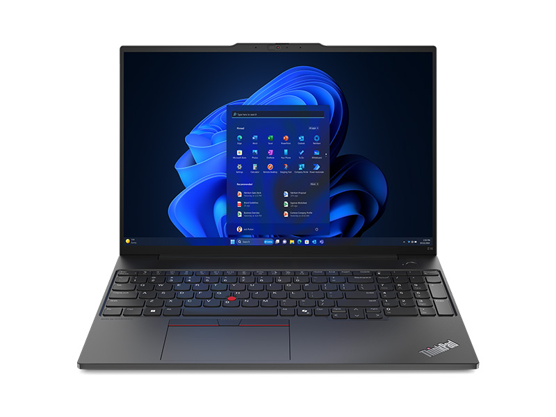 Máy tính xách tay Lenovo ThinkPad E16 Gen 2 21MA0049VN U5-125U / 32Gb (2 x 16Gb ) 5600Mhz DDR5 / 1TB NVMe SSD / 16.0WUXGA / FP / IR / Wifi6 / BT5.1 / 3C47 / W11SL / LED KB / ĐEN / 2 years