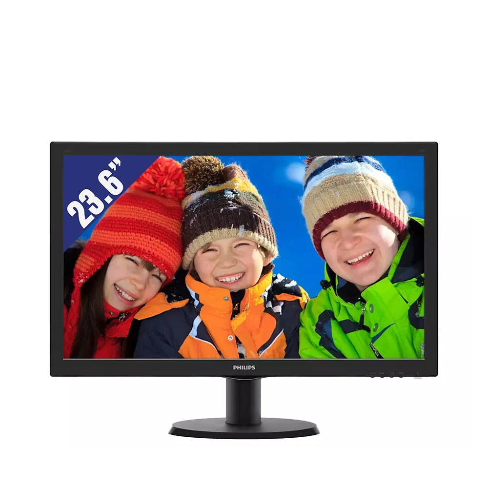 Màn hình LCD PHILIPS 23.6inch 243V5QHSBA/74 (1920 x 1080/ MVA/ 60Hz/ 8 ms) 1 x HDMI,  1 x DVI,  1 x VGA/D-sub