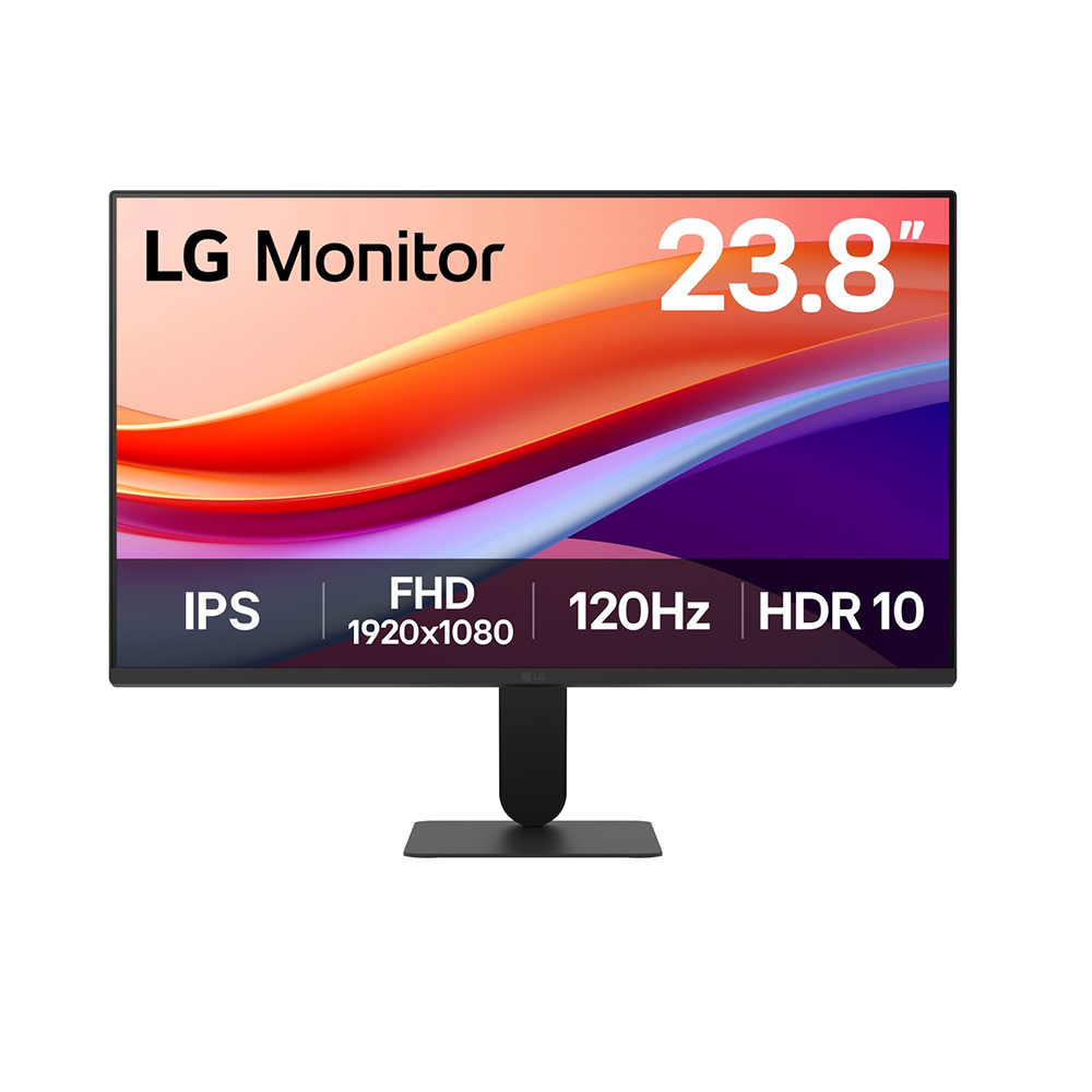 Màn hình LG 24U411A-B (23.8Inch/ Full HD/ 1ms/ 120Hz/ 250cd/m2/ IPS) 1x VGA,  1x HDMI 2.0,  1x Headphone Out