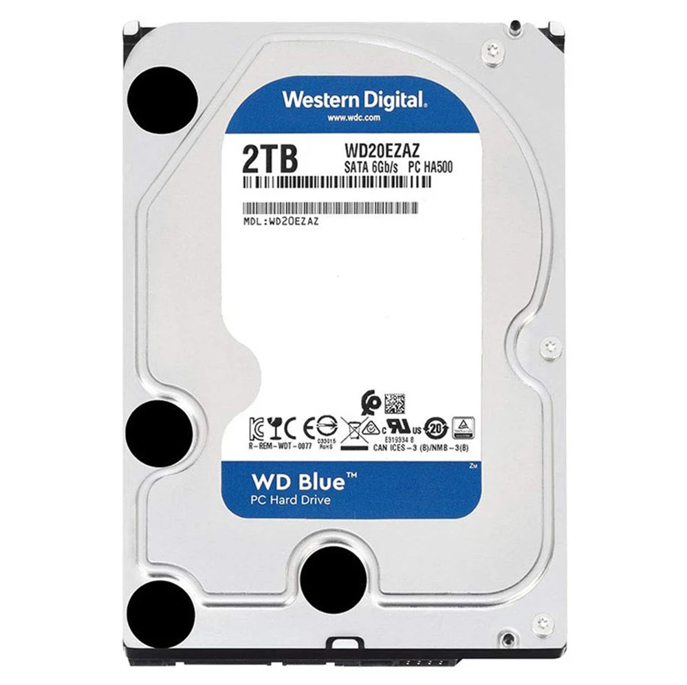 Ổ cứng HDD Western Digital Blue 2TB 3.5 SATA 3 - WD20EARZ (5400)