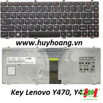 Bàn phím Laptop IBM Lenovo Ideapad Y470 Y470N Y470P Y471 Y471A