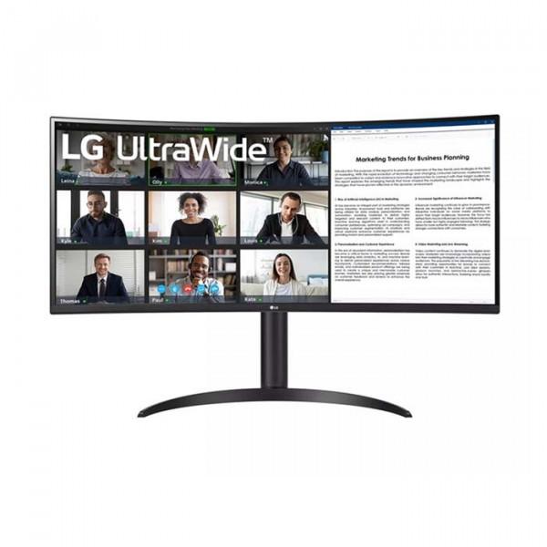 Màn hình vi tính LCD LG UltraWide 34WR55QK-B.ATV (34inch/ 3440 x 1440/ 240 cd/ m2/ 5ms/ 100Hz/ Curved) 2 x HDMI,  1 x DisplayPort,  1 x USB-C