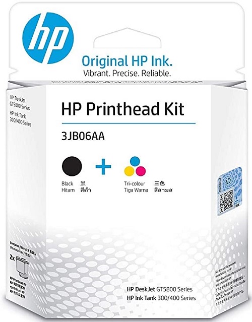 Đầu phun máy in HP DeskJet GT5820 (Printhead GT51/ 52 Inktank 3JB06A)