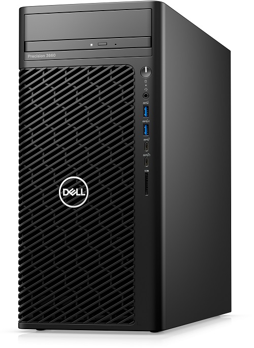 Máy tính trạm Workstation Dell Precision 3660 Tower - 42PT3660D12 (i7-12700 | 8GB DDR5 | SSD 512GB | NVIDIA T400 | DVDRW | 300W | KB_M | DOS | 3Yr)