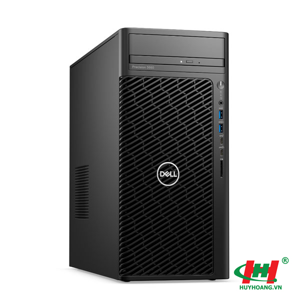 Máy tính trạm Dell Precision 3660 Tower 42PT3660D21 (Intel Core i7-13700/ 16GB 2x8GB DDR5/ Nvidia T400 4GB,  3 mDP to DP adapter/ 256GB SSD + 1TB 3.5 HDD/ DVD+/ -RW/ Keyboard KB216/ Mouse MS116/ Ubuntu 22.04/ 3Yr)