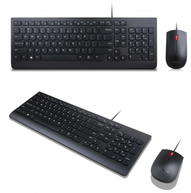 Combo bàn phím + Chuột Lenovo 4X30L79890 (Tiếng hoa Chinese/ US English,  màu Đen)