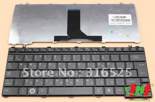 KEYBOARD LAPTOP Toshiba Satellite U500 U505 M900 M901 T130 T135 (DEN-TRANG)