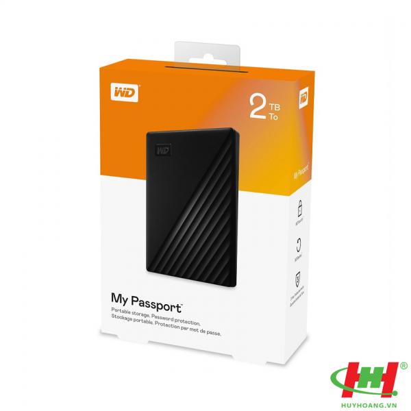 Ổ cứng HDD WD My Passport 2TB 2.5",  3.2 (WDBYVG0020BBK-WESN) (Đen)