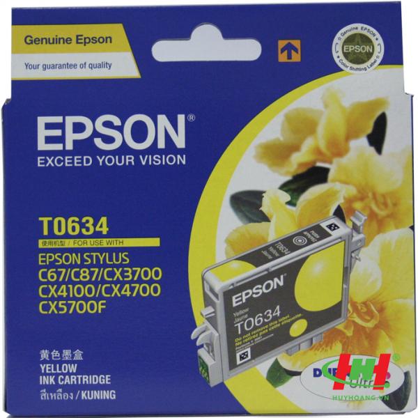 Mực in Epson C13T063490 Yellow
