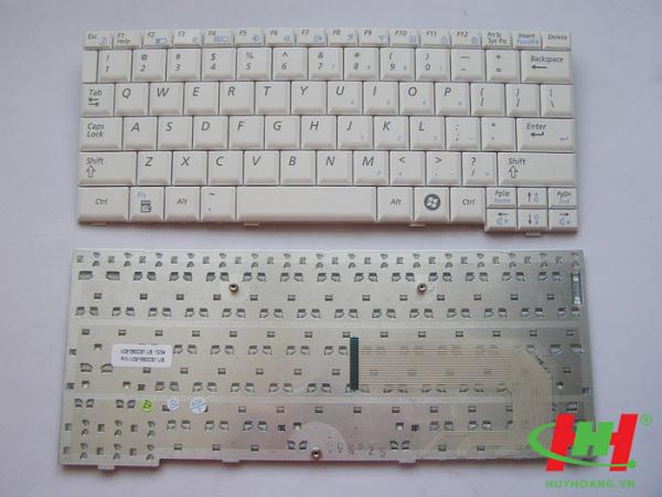 KEYBOARD LAPTOP SAMSUNG N120, N510, 150 (TRANG-DEN)