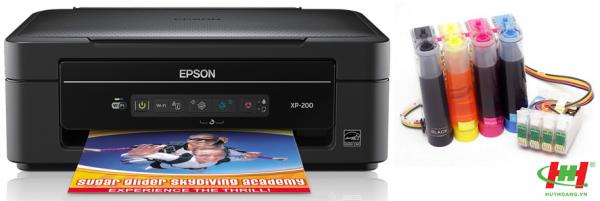 Máy in liên tục Epson Expression Home XP-200 (in,  scan,  copy,  wifi,  Mực nước)