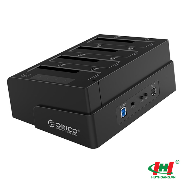 Đế ổ cứng (Docking) 4 khe cắm ORICO 6648US3-C 3.5inch và 2.5inch SATA 3 USB 3.0