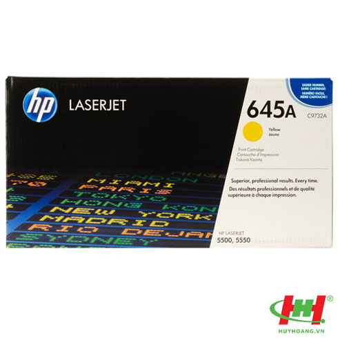 Mực in laser màu HP C9732A (HP 645A) Vàng