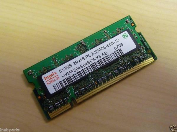 Ram Laptop 1GB DDR2 667/ 800 Hynix/ Nanya/ Elpida
