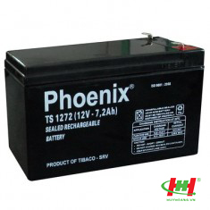 Bình ắc quy Phoenix AGM VRLA 12V 7.2Ah (TS1272)