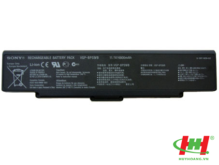 Pin Sony BPS9 (AR, CR, NR,  SZ - BPS10 series) - 6cell