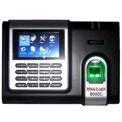 Máy chấm công vân tay RONALD JACK 8000C cũ